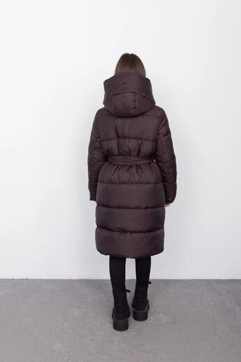 Nuotrauka 5 106090  Пальто Эльза Черный 102655