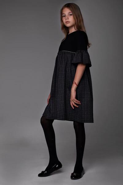 Foto 0  Kleid F&uuml;r M&auml;dchen Bernstein (Käfig) Farbe Schwarz