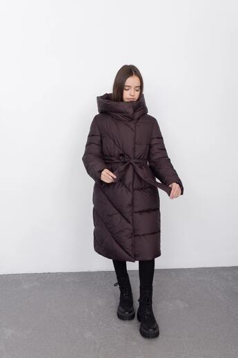 Nuotrauka 7 106090  Пальто Эльза Черный 102655