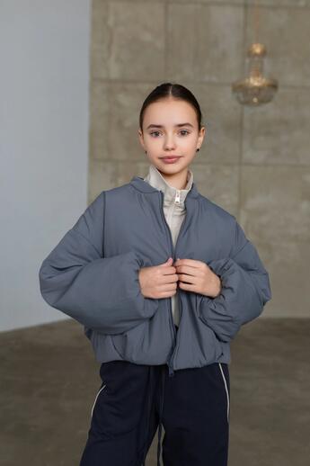 Nuotrauka 12 106085  Куртка Джорджия Попелястый 102655