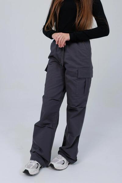 Fotografie 1 Adolescent Штаны Pentru fată Кери Culoare Графитовый