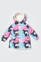 Foto 3 Winter Kinder Jacke Seltenheit Lila - Grau F&uuml;r M&auml;dchen