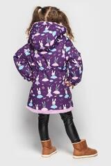 Foto 11 Winter Kinder Jacke Seltenheit Lila - Grau F&uuml;r M&auml;dchen