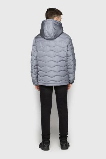 Фото 4 106085  Двостороння куртка Ділан Сірий 102660