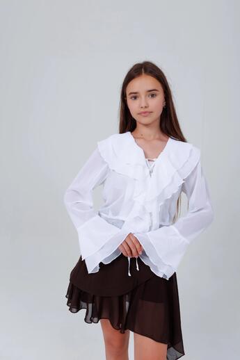 Fotografija 2 861792  Блузка Кармина Молочный 102655