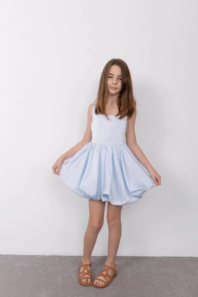 Foto 0 Sommer Jugend Платье F&uuml;r M&auml;dchen Кристалл Farbe Голубой