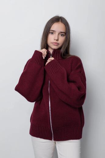 Foto 0 106080  Кофта Мэрайя Бургунди 102655