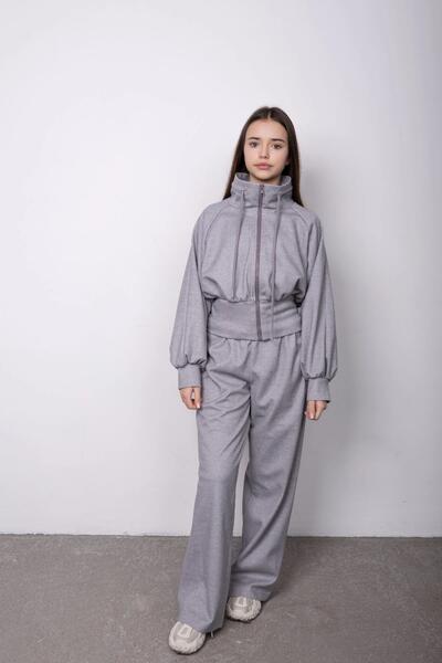 Foto 1 &Uuml;bergangszeit Jugend Костюм F&uuml;r M&auml;dchen Спирит Farbe Серый