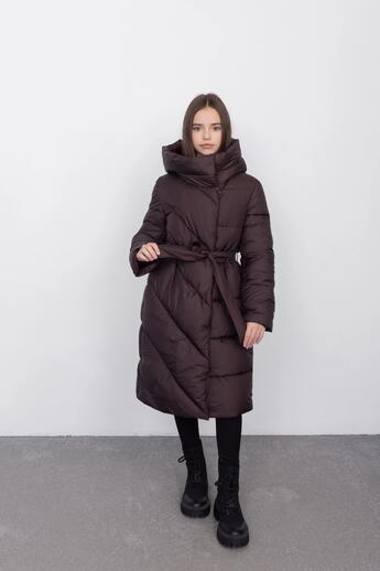 Nuotrauka 4 106090  Пальто Эльза Черный 102655