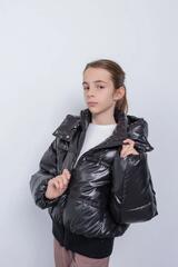 Фото 7 Демісезонна Підліткова Куртка Ізольда Бургунді Для дівчинки