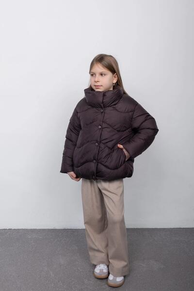 Foto 2 &Uuml;bergangszeit Kinder Куртка F&uuml;r M&auml;dchen Анабель Farbe Шоколадно-персиковый