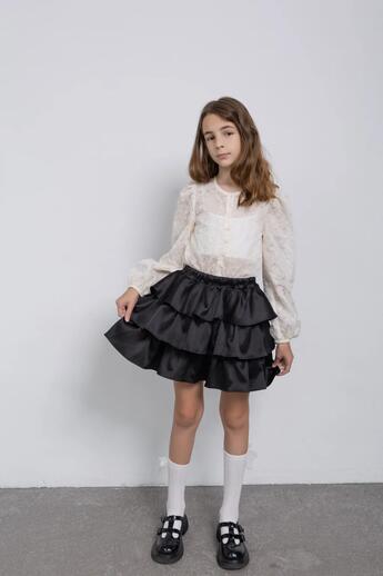 Фото 5 861792  Юбка-шорты Нелли Шоколадний 102655