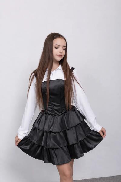 Photo 1 Summer teenage Corset For a girl Nelli Color chornij