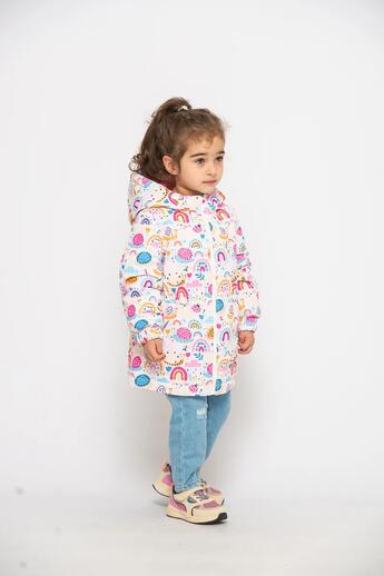 Foto 2 106085  Jacke Abby Beige-Himbeere 102655