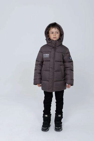 Buy Winter teenage Jacket for a boy martin Color tabachnyj. Children's Jacket - Cvetkov Photo 0 Winter Teenage Jacket for a boy martin Color tabachnyj