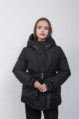 Фото 3 Зимняя Подростковая Куртка Стефания Чорный Для девочки