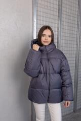 Фото 0 Зимняя Подростковая Куртка Селина Графитовый Для девочки