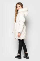 Photo 4 Winter Teenage Coat dzhun sirenevo-pudrovyj For a girl