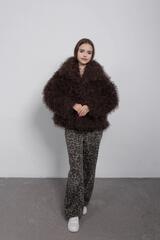 Фото 10 Зимняя Подростковая Шуба Дания Черный Для девочки