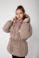Фото 6 Зимняя Подростковая Куртка Дениза св. Капучино Для девочки