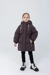 Fotoattēls 13 Ziema Bērnu Куртка Ивори Черный Meitenēm