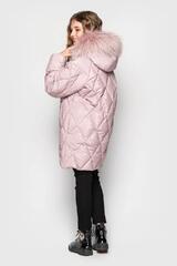 Photo 1 Winter Teenage Coat dzhun sirenevo-pudrovyj For a girl
