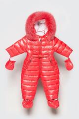 Фото 0 Зимний Детский Комбинезон Baby -  Hit  korall 