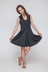 Fotoattēls 3  Sundress Madina Melns Meitenēm