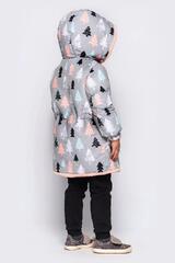 Foto 6 Winter Kinder Jacke Seltenheit Lila - Grau F&uuml;r M&auml;dchen