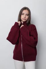 Nuotrauka 0 Paauglystė Кофта Мэрайя Бургунди Mergaitei