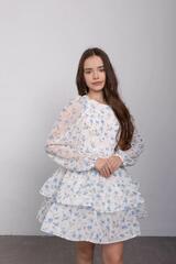 Фото 18 Летнее подростковое Платье Марлин Молочно-кораловый Для девочки