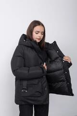 Фото 0 Зимняя Подростковая Куртка Стефания Чорный Для девочки