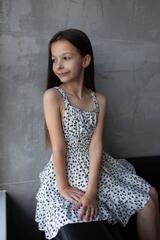 Фото 11 Летнее подростковое Платье Диана Оливковый Для девочки